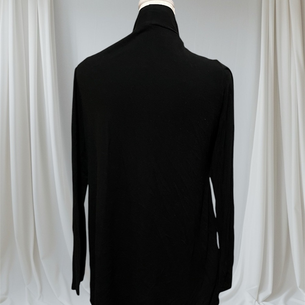 ((ITEM SOLD))‼️‼️Black Open Front Cardigan Sweater - Picture 2 of 3